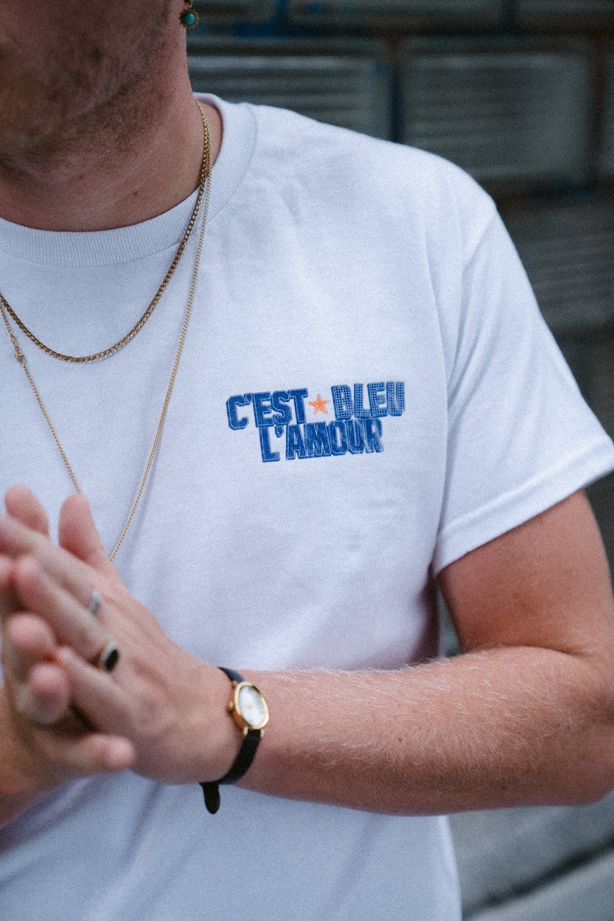 T-shirt « C'EST BLEU L'AMOUR »